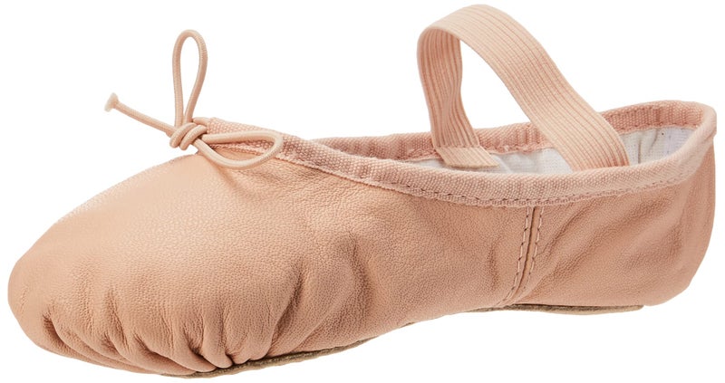 Bloch Dance Girl's Dansoft Full Sole Leather Ballet Slipper/Shoe, Pink, 11 Little Kid - Image 1